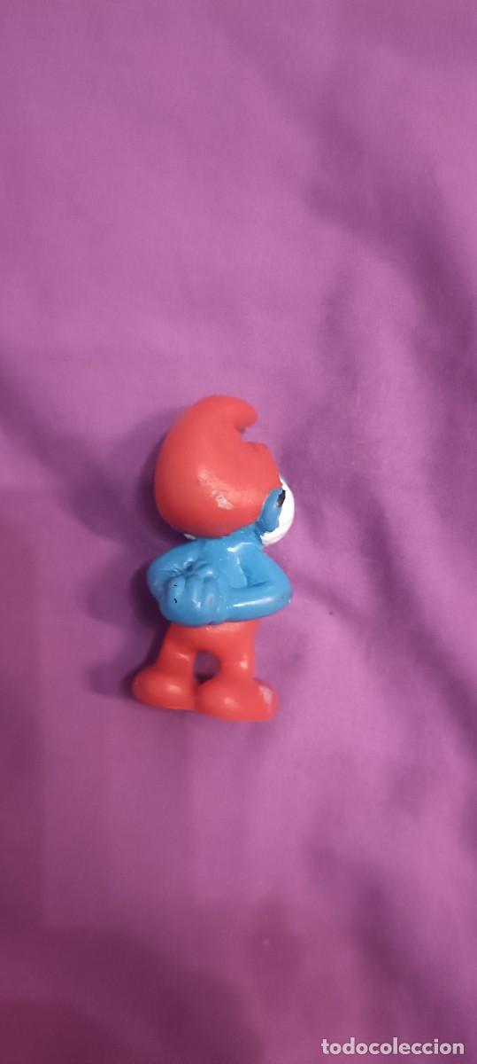 Figuras de goma y PVC: Pap&aacute; Pitufo Schleich. - Foto 2