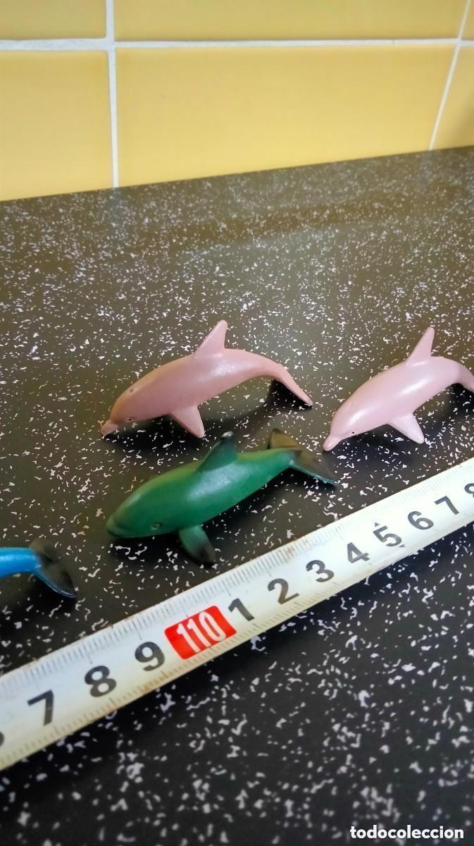 Figuras de goma y PVC: SEIS FIGURAS DE PVC-DELFINES - Foto 5