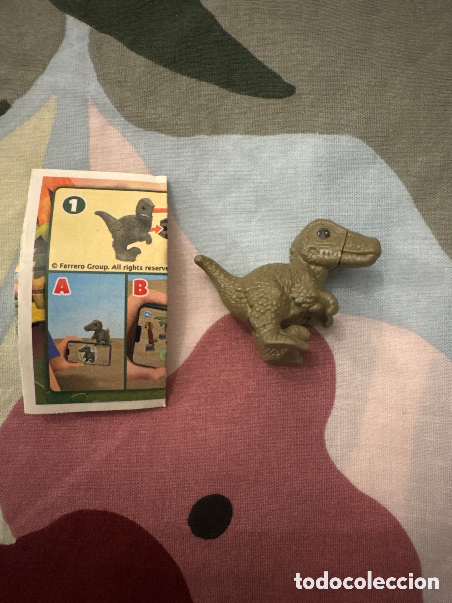Figuras de goma Kinder: Dinosaurio Kinder - LEER CONDICIONES DE VENTA Y ENV&Iacute;O - Foto 1