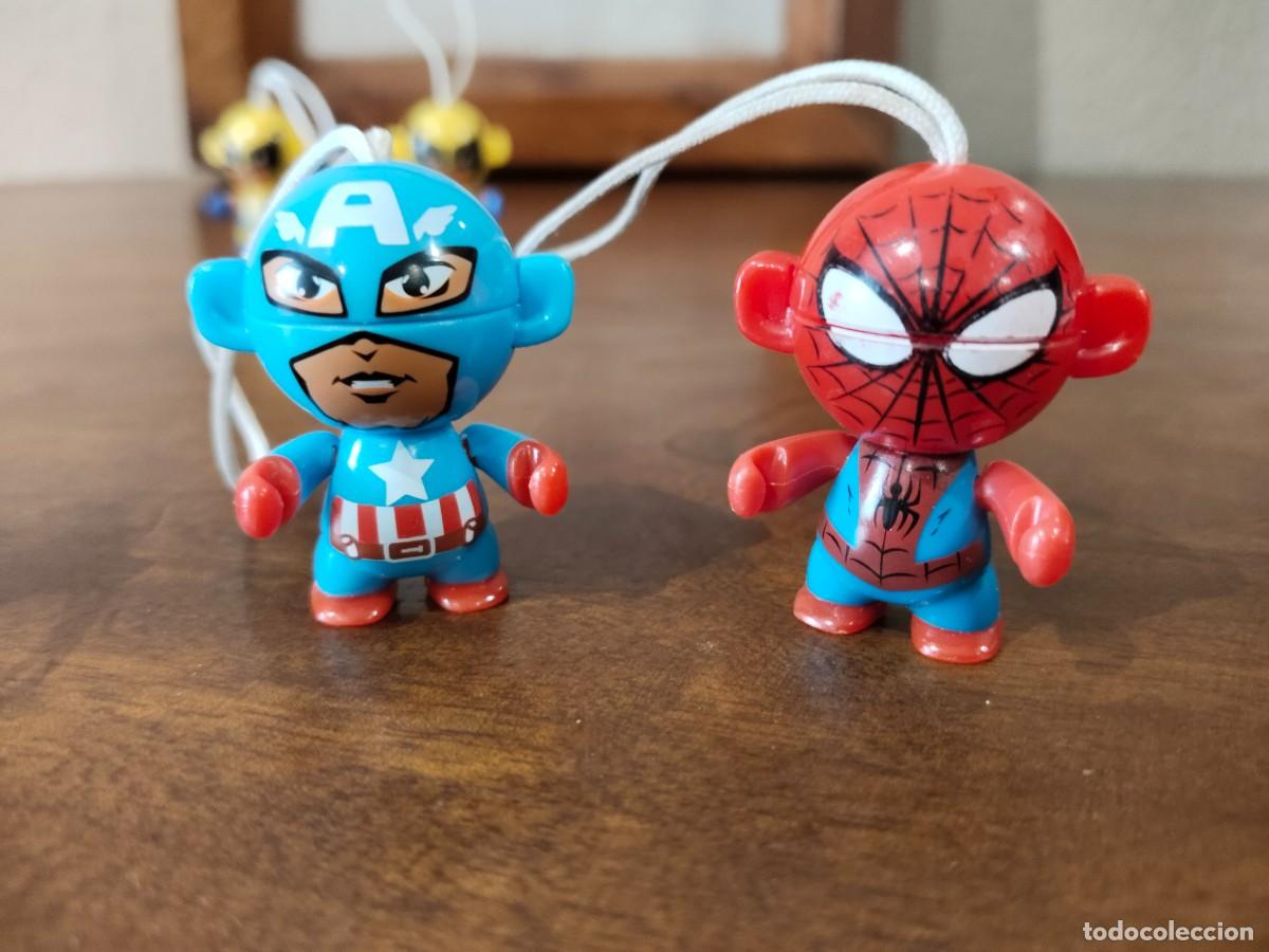 Figuras de goma Kinder: 6 figuras K&iacute;nder de Marvel. - Foto 3