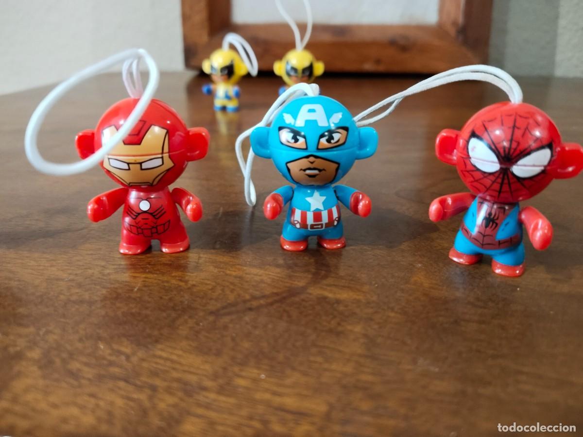 Figuras de goma Kinder: 6 figuras K&iacute;nder de Marvel. - Foto 4