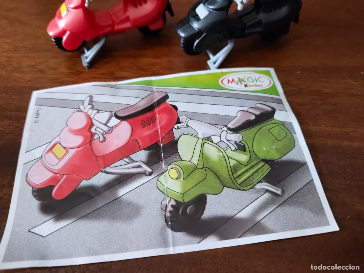 Figuras de goma Kinder: Dos vespas de Kinder. Ver. - Foto 4