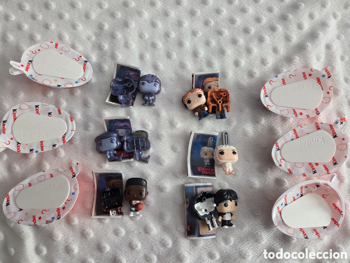 Figuras de goma Kinder: Lote figuras stranger things - Foto 1