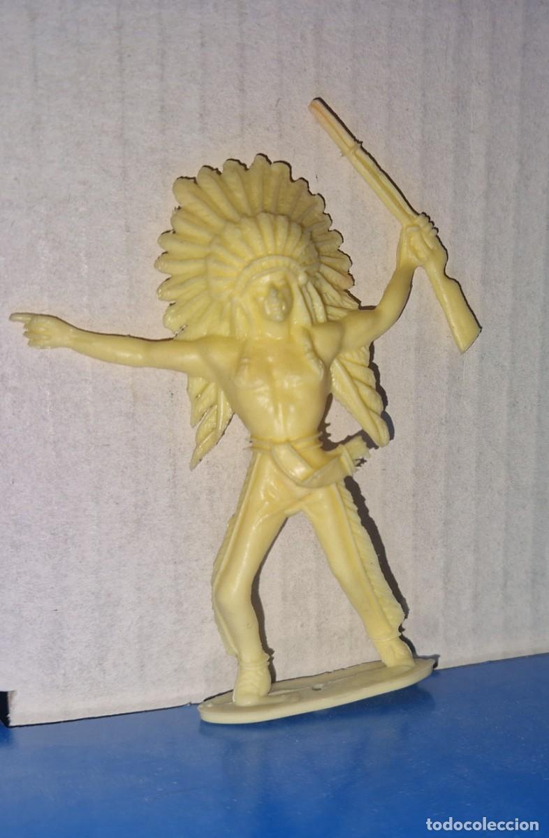Figuras de goma y PVC: INDIO JEFE, FIGURA OESTE COMANSI - Foto 1