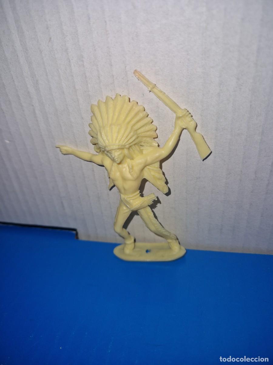 Figuras de goma y PVC: INDIO JEFE, FIGURA OESTE COMANSI - Foto 2