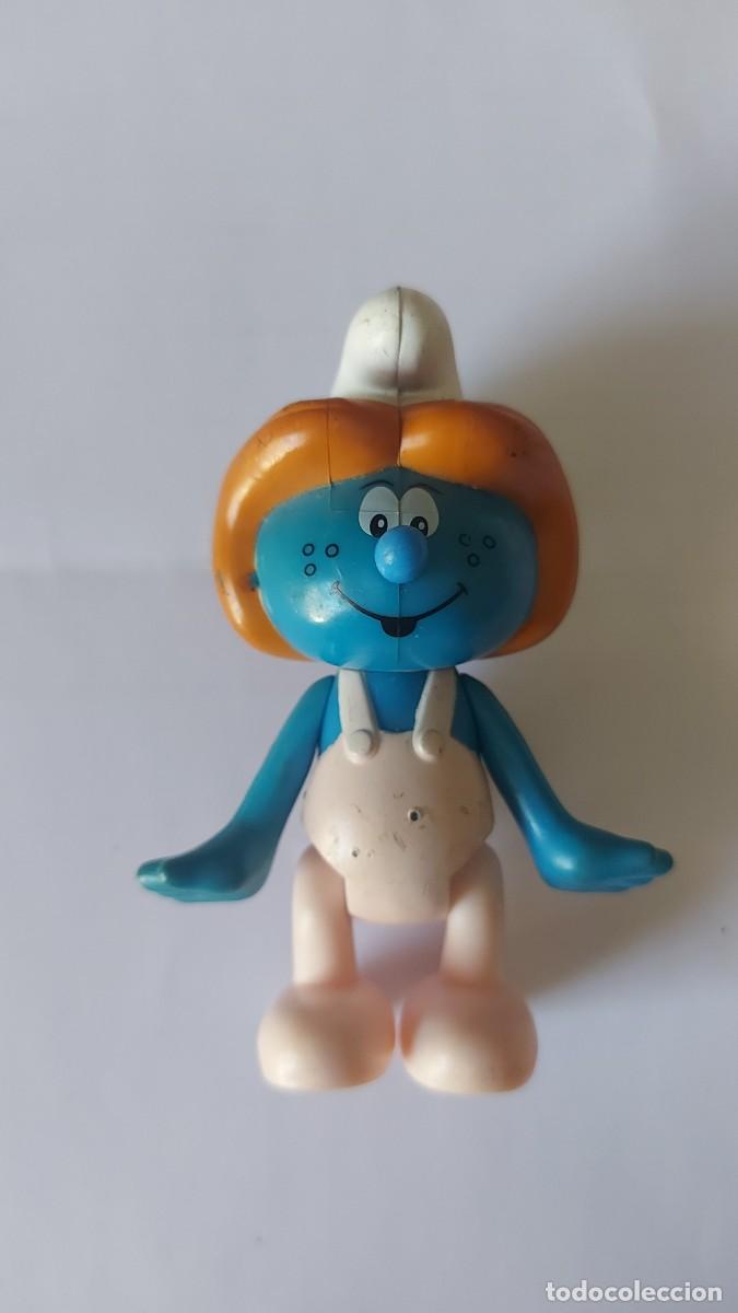 Figuras de goma y PVC: Pitufina MC donalds 2002 - Foto 1