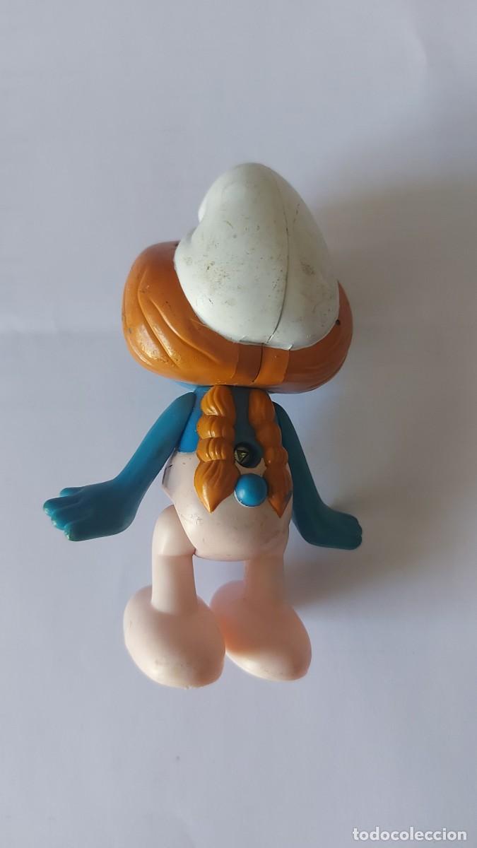 Figuras de goma y PVC: Pitufina MC donalds 2002 - Foto 2