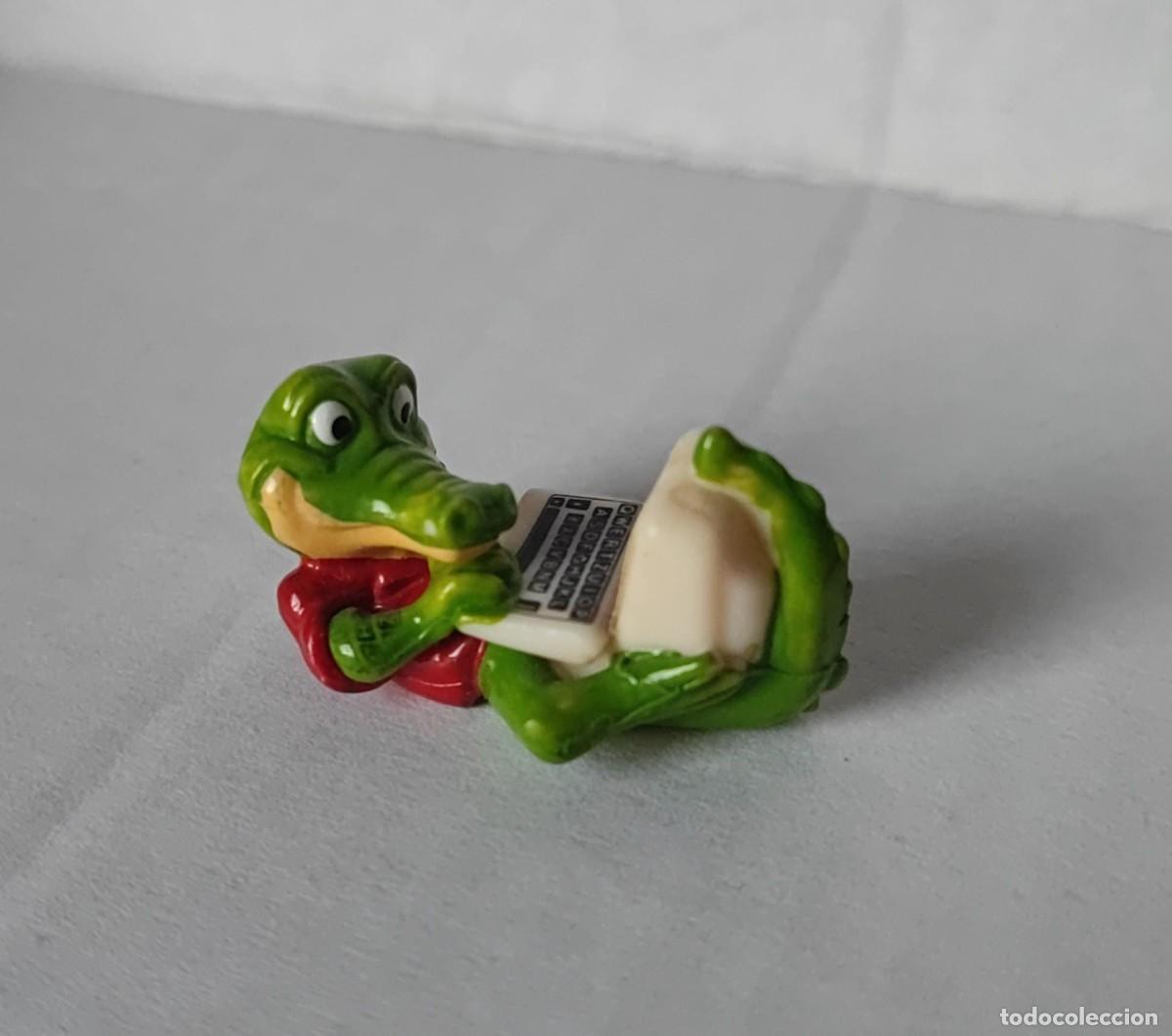 Figuras de goma Kinder: Figura Kinder - cocodrilo - Foto 1