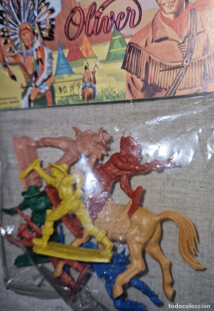 Figuras de goma y PVC: VAQUEROS, FIGURAS DEL OESTE DE OLIVER - Foto 1