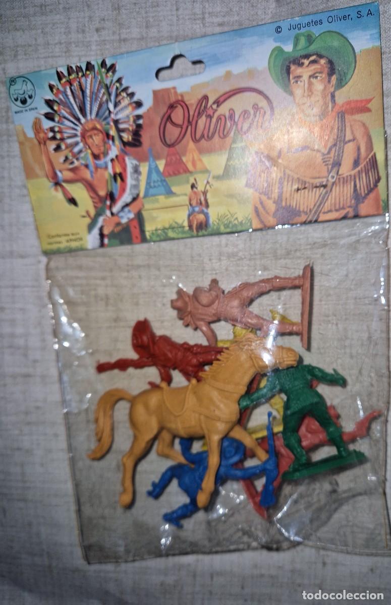 Figuras de goma y PVC: VAQUEROS, FIGURAS DEL OESTE DE OLIVER - Foto 2