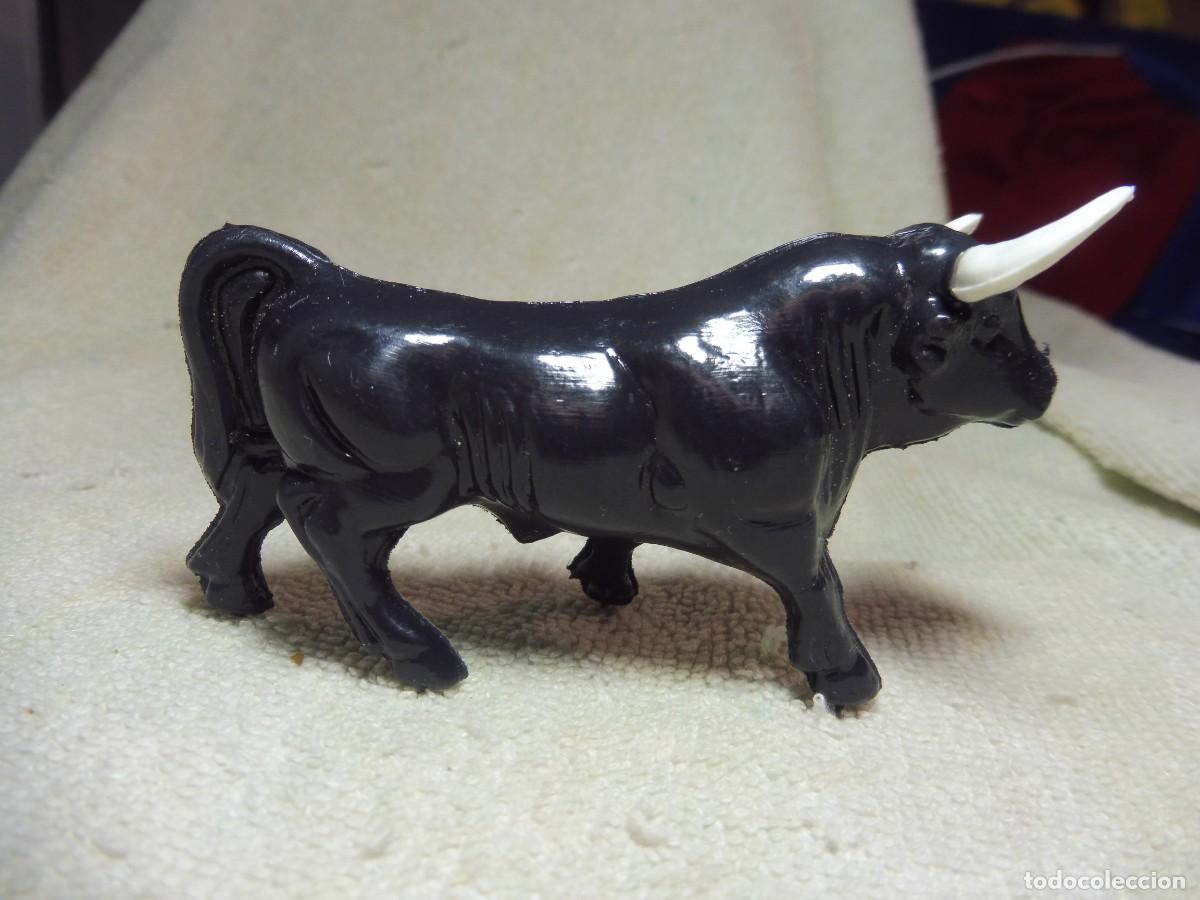 Figuras de goma y PVC: Toro de pl&aacute;stico hinchado kiosko - Foto 1