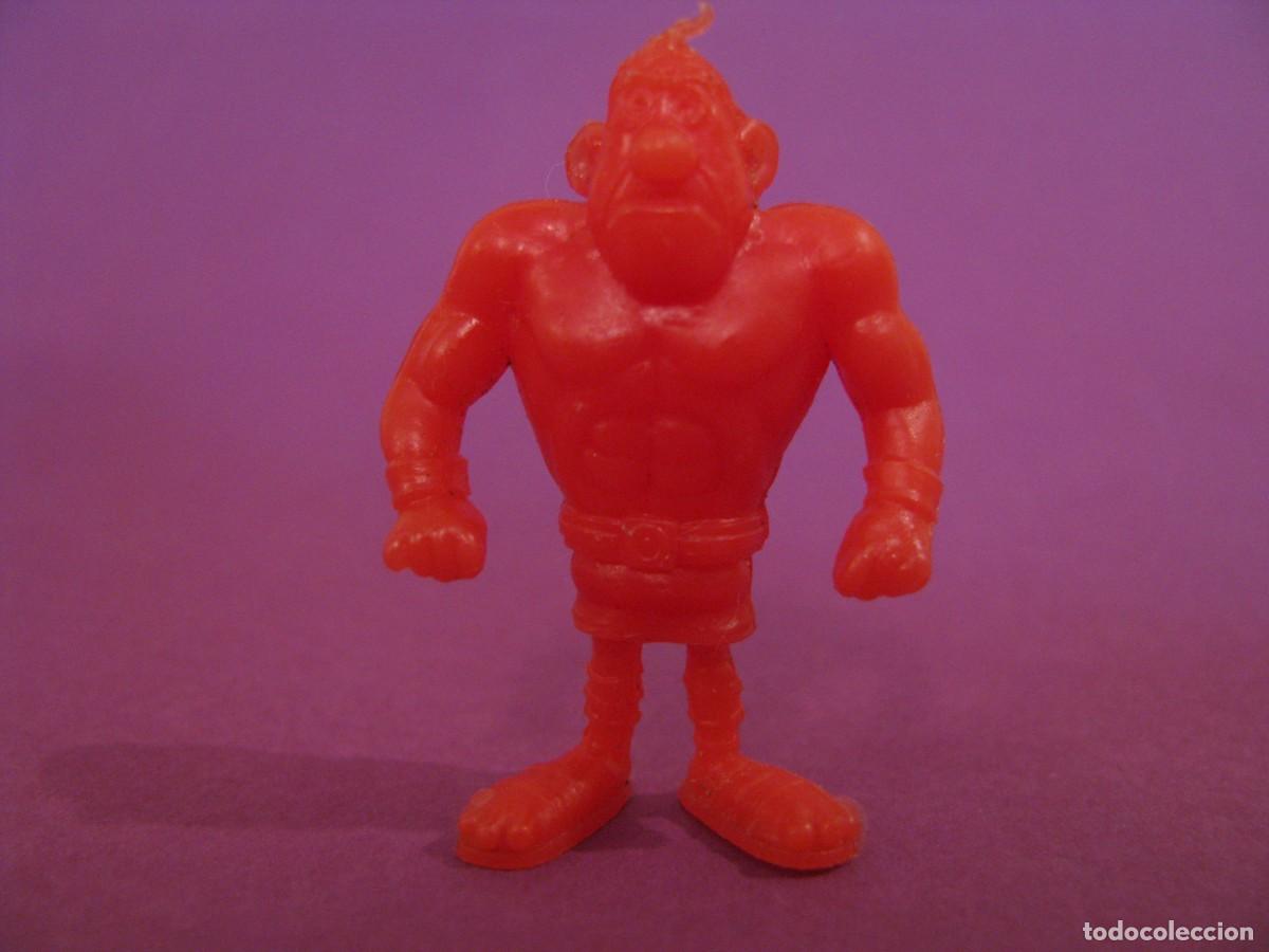 Figuras de goma y PVC: DUNKIN ROMANO CLAUDIUS MULUS. ROJO. 3,7 CM - Foto 1