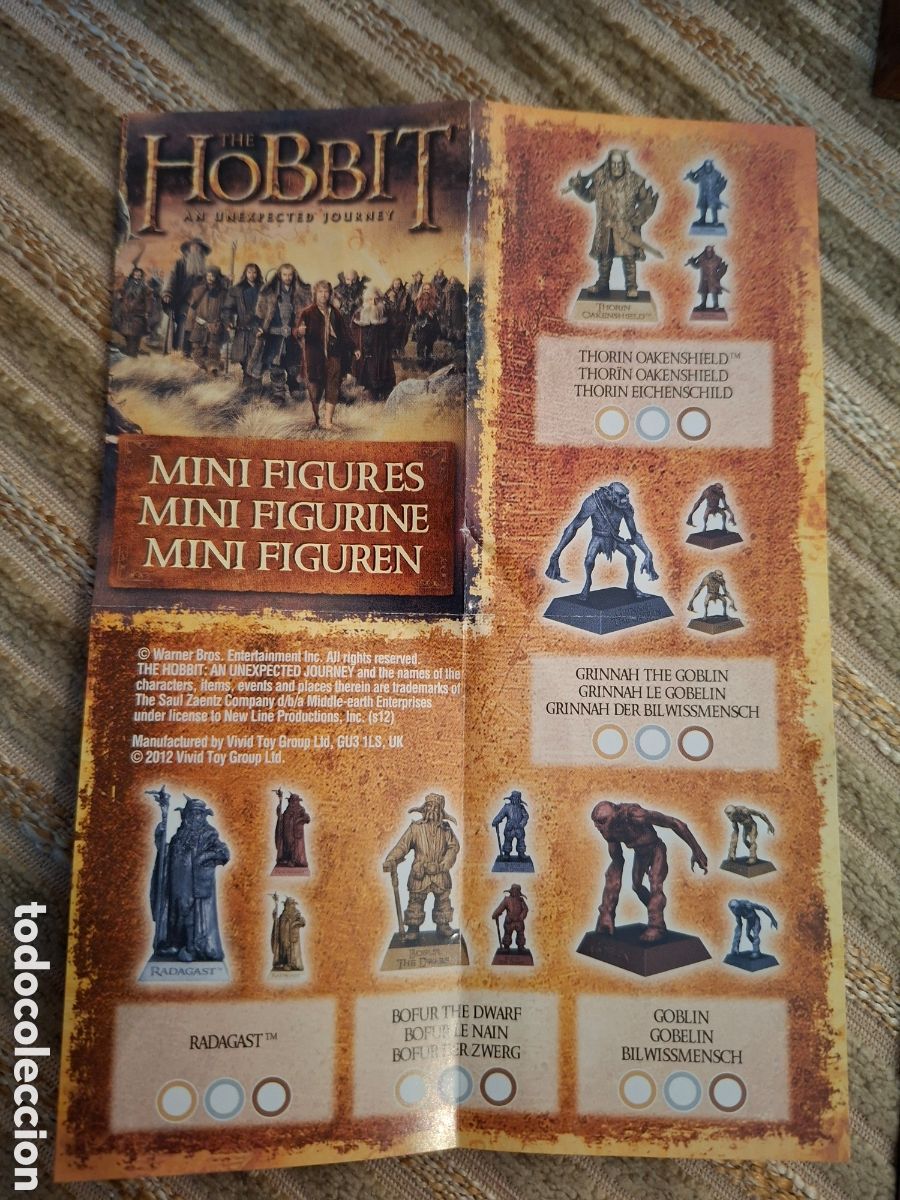 Figuras de goma y PVC: FIGURAS de EL HOBBIT (2 figuras) - Foto 6