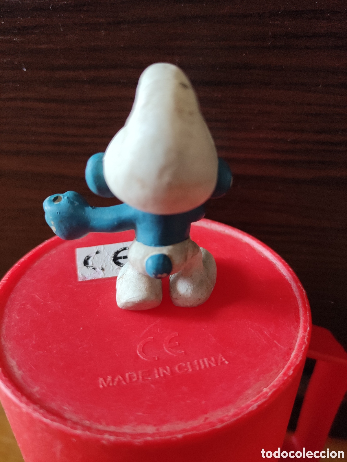 Figuras de goma y PVC: Pitufo de los a&ntilde;os 80 - Foto 3