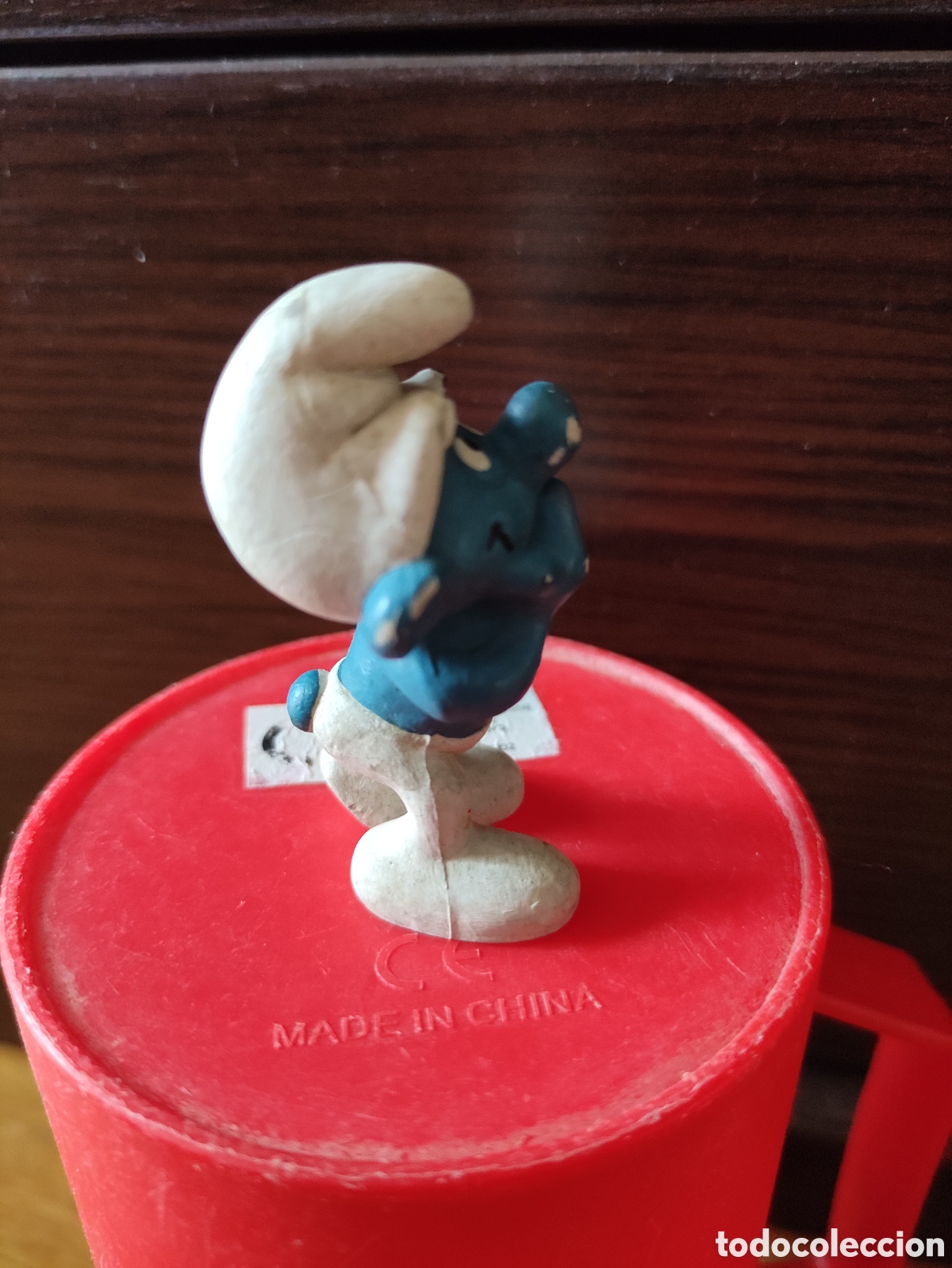 Figuras de goma y PVC: Pitufo de los a&ntilde;os 80 - Foto 4