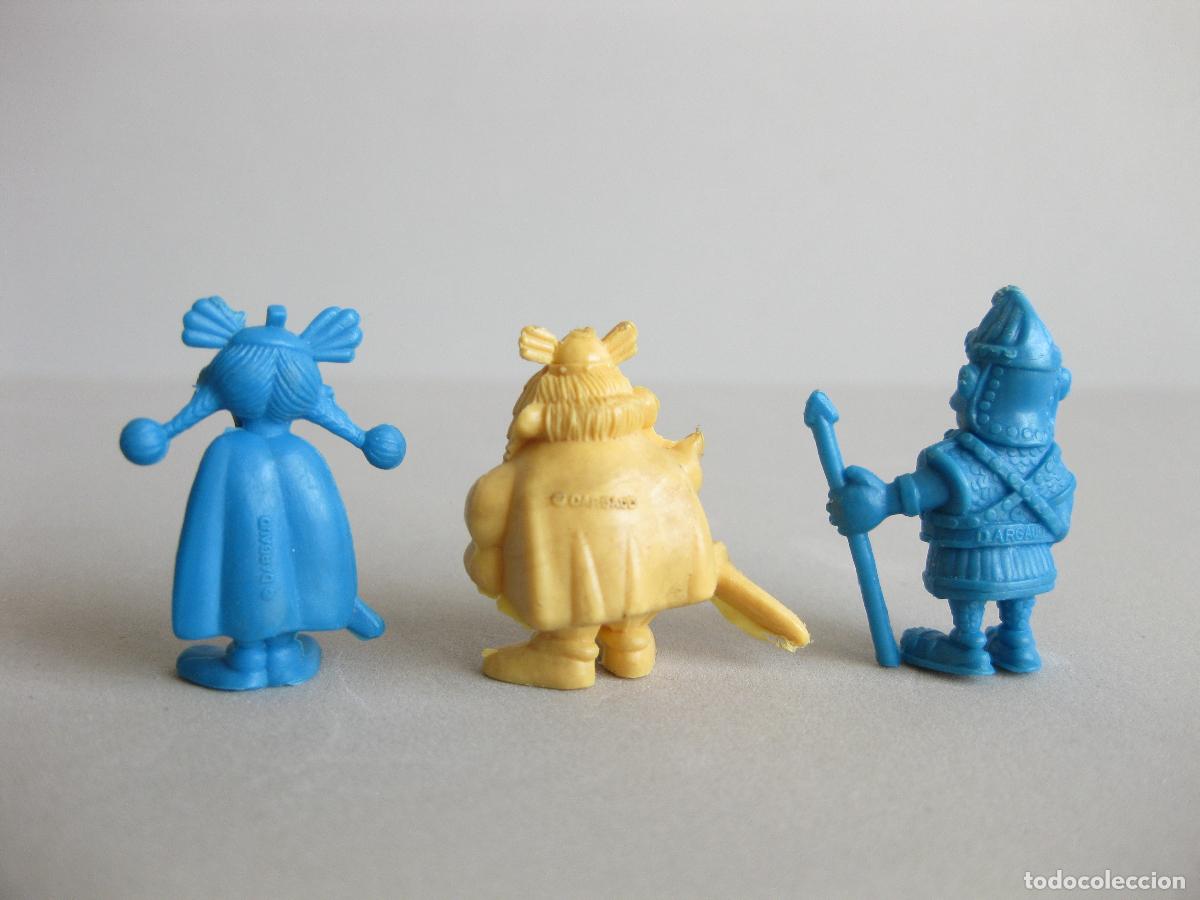 Figuras de goma y PVC: 3 FIGURAS DE PL&Aacute;STICO DUNKIN DE ASTERIX - Foto 3