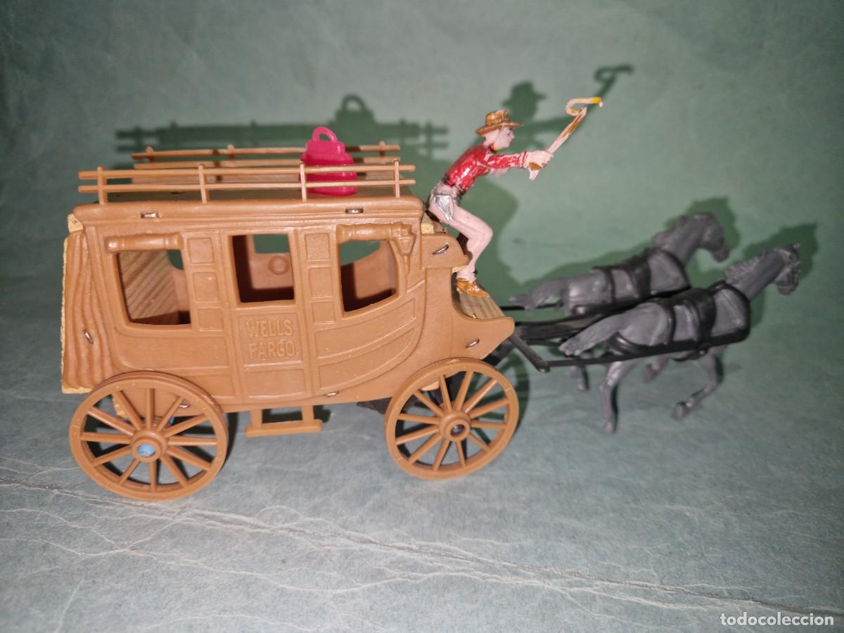 Figuras de goma y PVC: DILIGENCIA de COMANSI , de MADERA y PLASTICO - Foto 2
