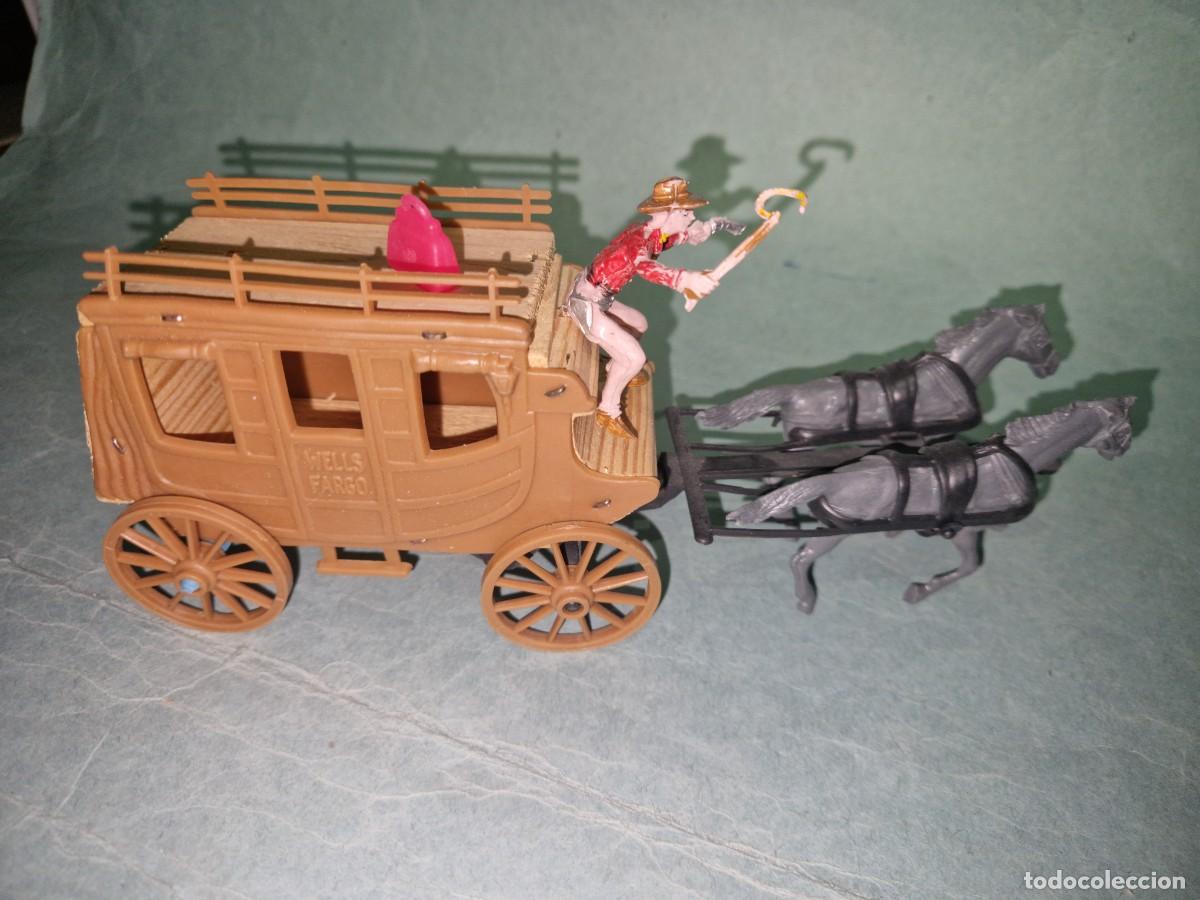 Figuras de goma y PVC: DILIGENCIA de COMANSI , de MADERA y PLASTICO - Foto 5