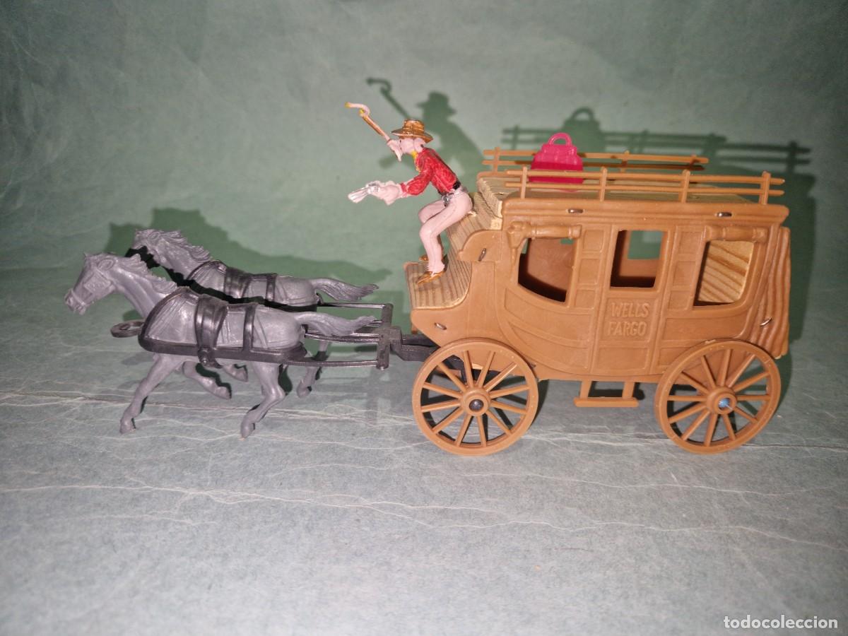Figuras de goma y PVC: DILIGENCIA de COMANSI , de MADERA y PLASTICO - Foto 7
