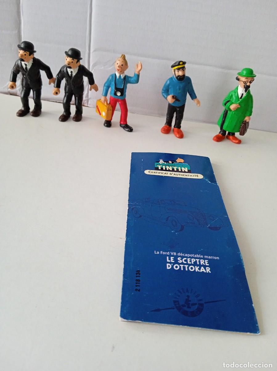 Figuras de goma y PVC: Lote de figuritas de Tint&iacute;n marca Bully - Foto 1