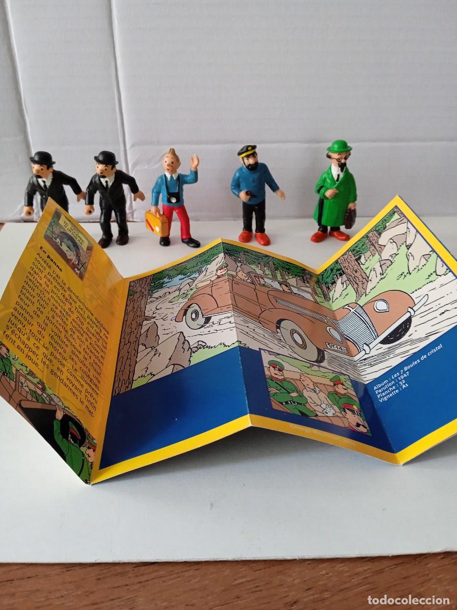 Figuras de goma y PVC: Lote de figuritas de Tint&iacute;n marca Bully - Foto 2
