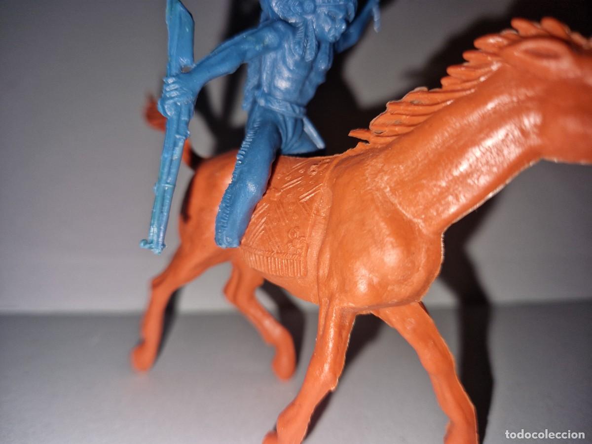 Figuras de goma y PVC: INDIO CON CABALLO, JEFE INDIO - Foto 3