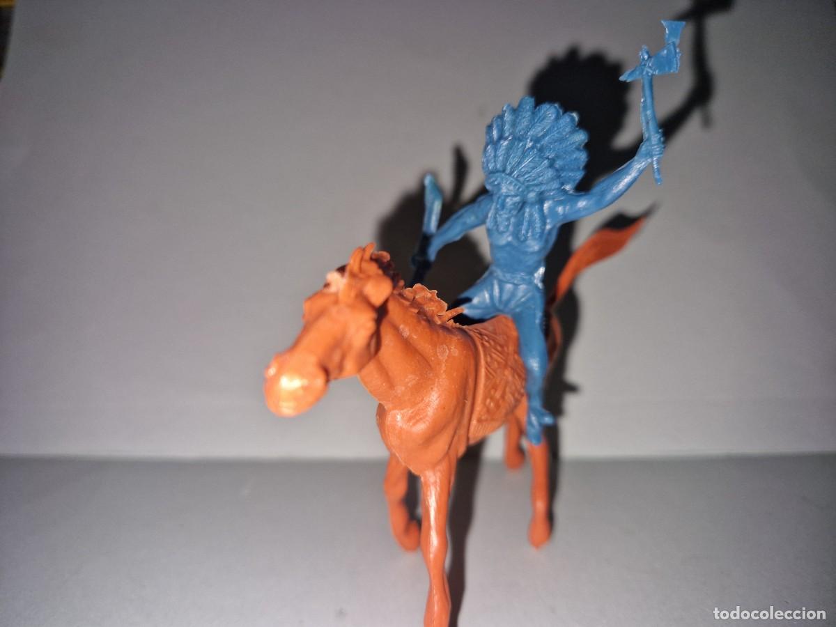 Figuras de goma y PVC: INDIO CON CABALLO, JEFE INDIO - Foto 4