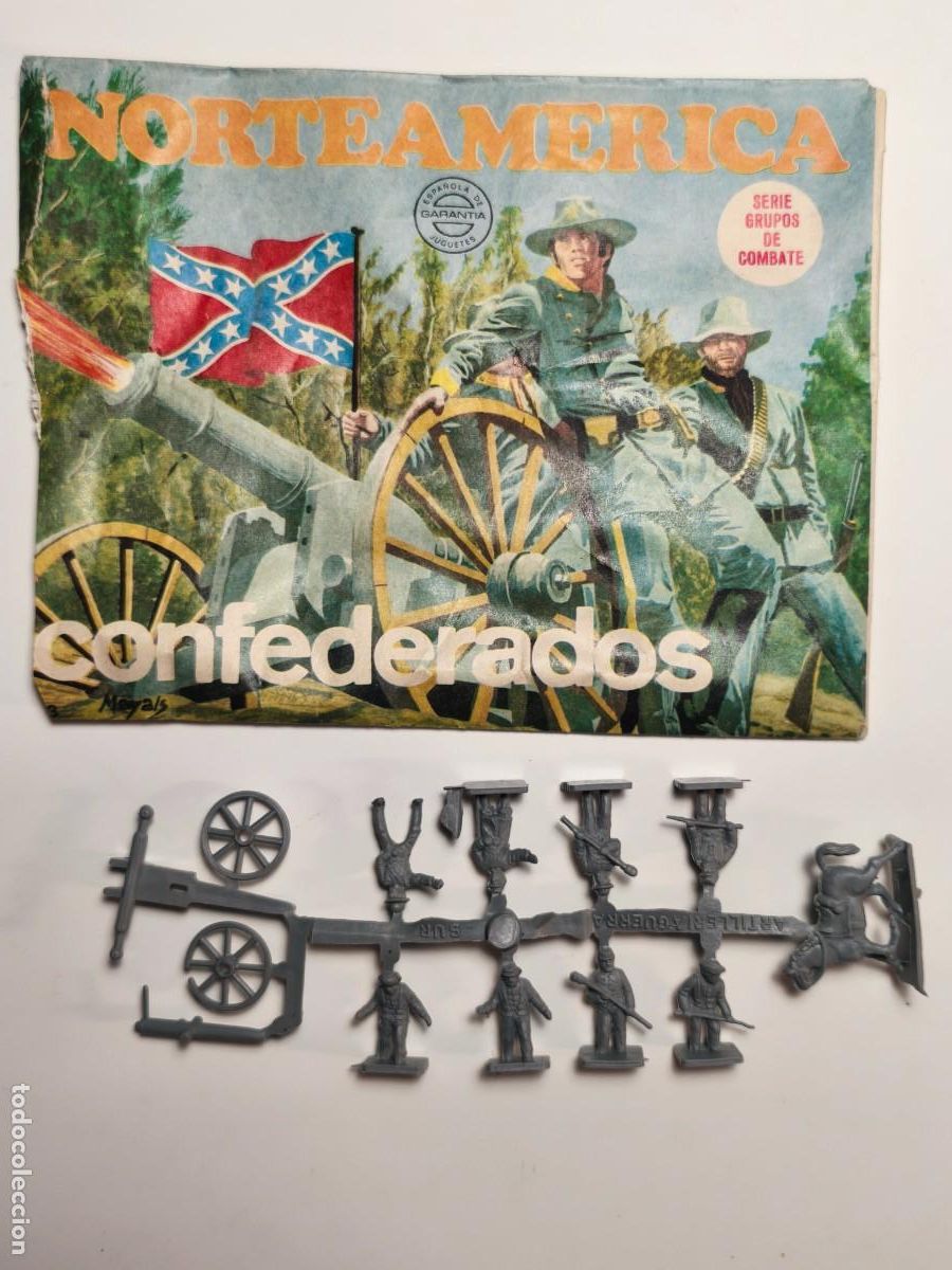 Figurines en Caoutchouc et PVC: MONTAPLEX NORTEAMERICA CONFEDERADOS - SOBRE + COLADA COMPLETA