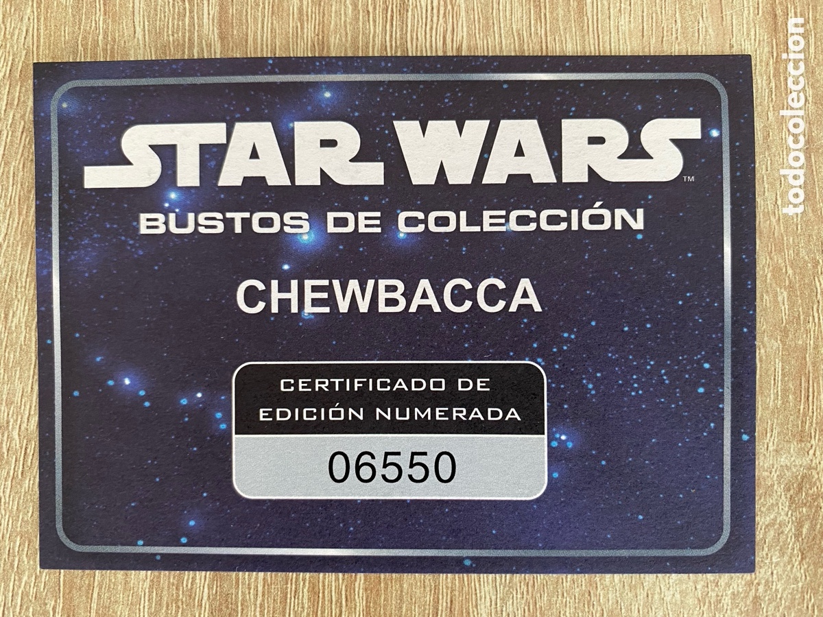 Figuras de goma y PVC: CHEWBACCA-STAR WARS BUSTOS DE COLECCI&Oacute;N - Foto 3