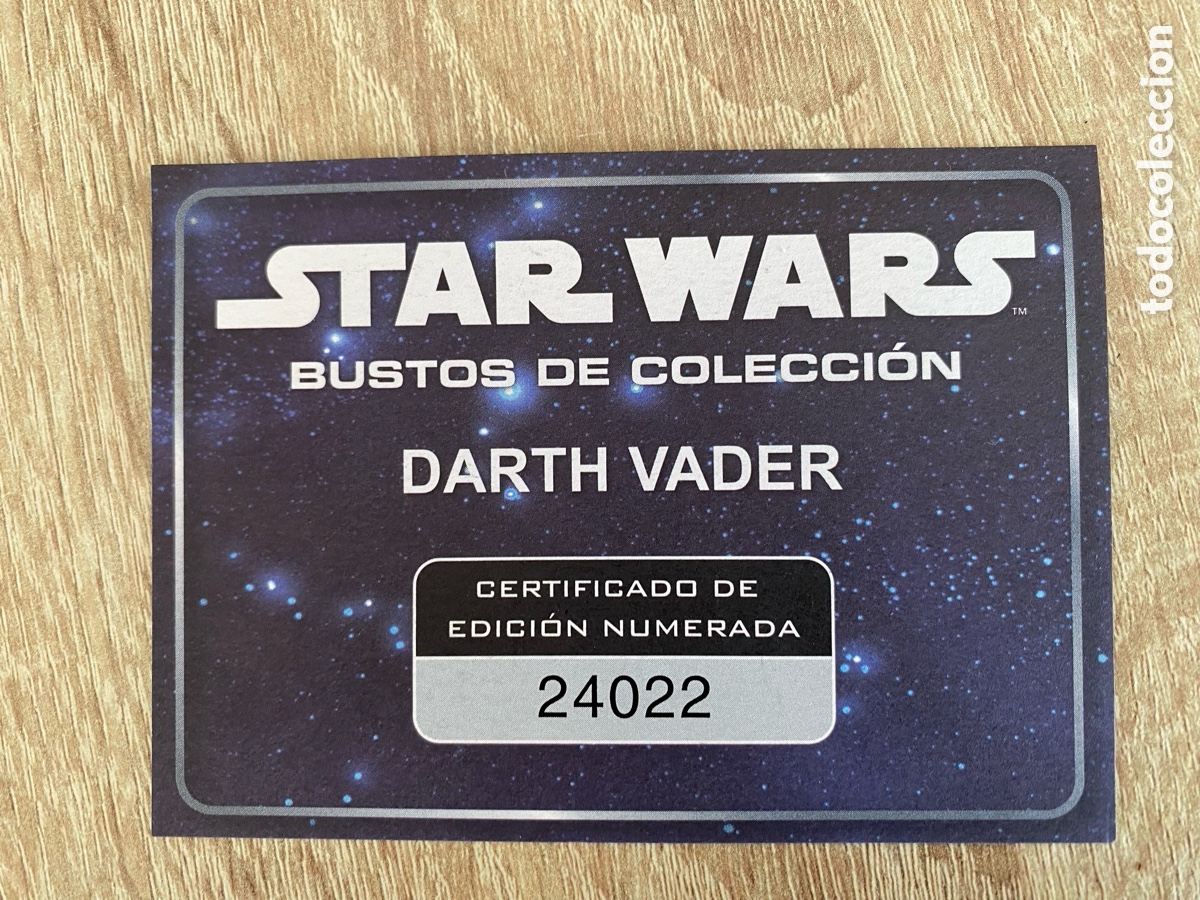 Figuras de goma y PVC: DARTH VADER-STAR WARS BUSTOS DE COLECCI&Oacute;N - Foto 3