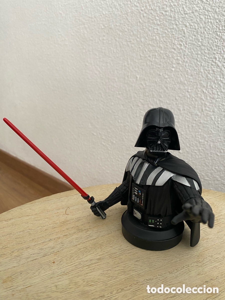 Figuras de goma y PVC: DARTH VADER-STAR WARS BUSTOS DE COLECCI&Oacute;N - Foto 2
