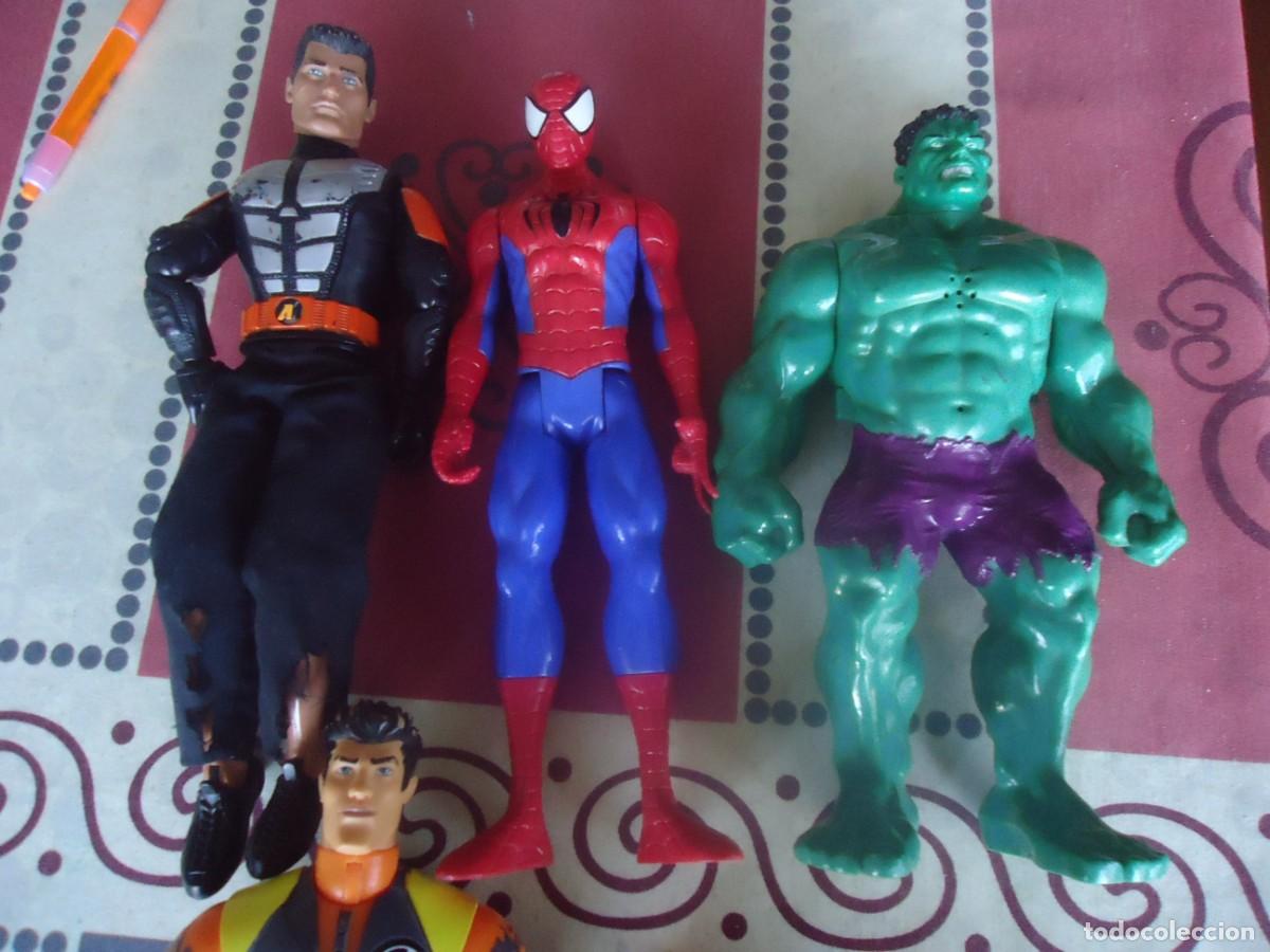 Figuras de goma y PVC: LOTE DE SEIS SUPERHEROES - Foto 2
