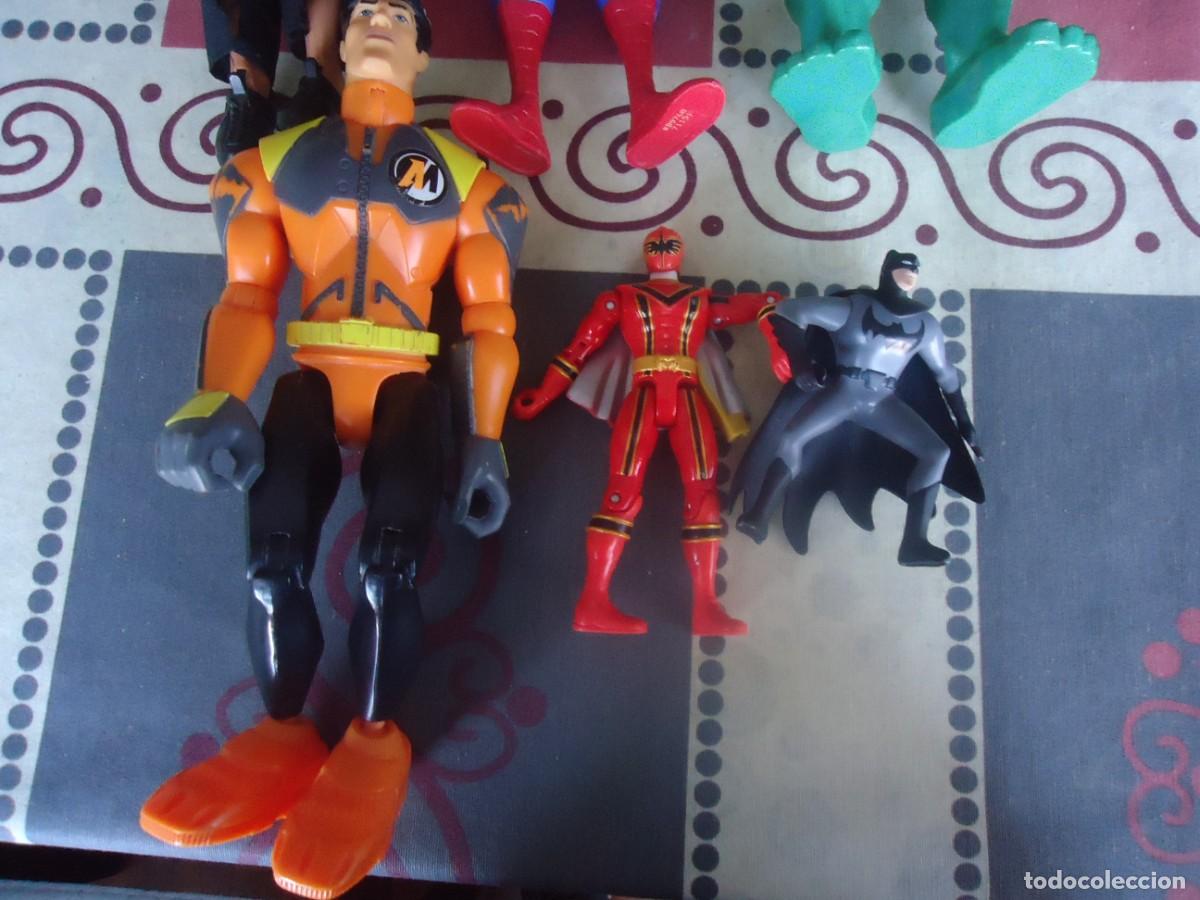 Figuras de goma y PVC: LOTE DE SEIS SUPERHEROES - Foto 3