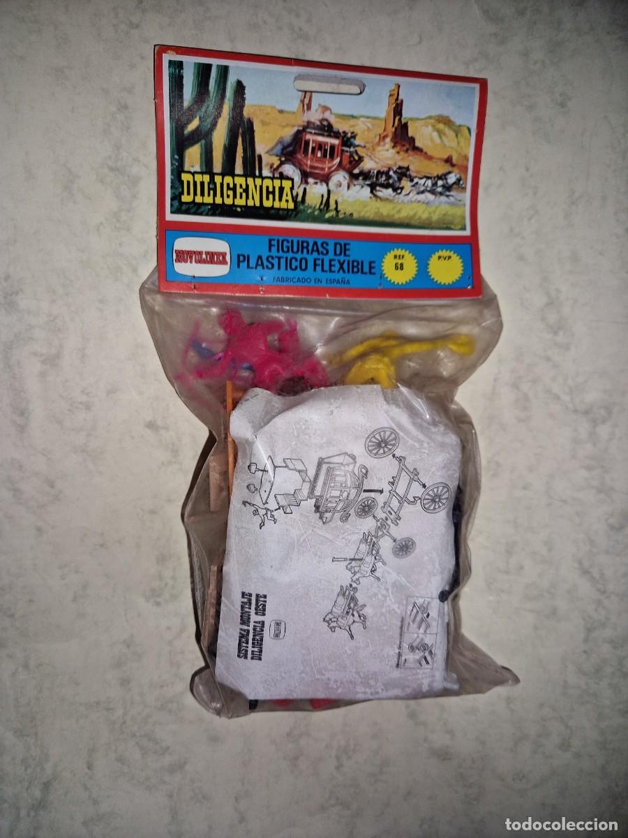 Figuras de goma y PVC: VAQUEROS, DILIGENCIA DEL OESTE, COMANSI - Foto 2