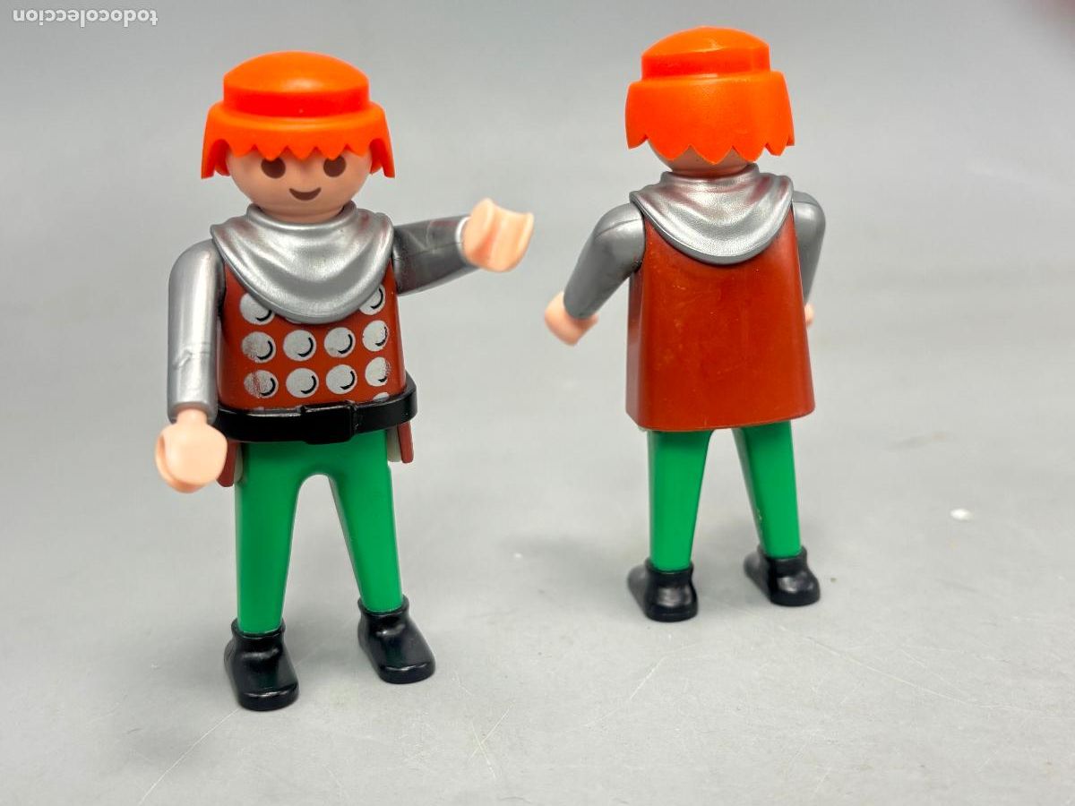 Figuras de Goma y PVC: Playmobil lote figura soldado castillo