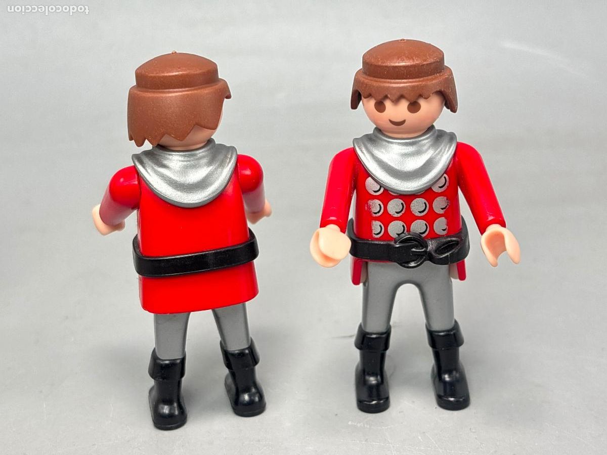 Figuras de Borracha e PVC: Playmobil lote figura soldado castillo