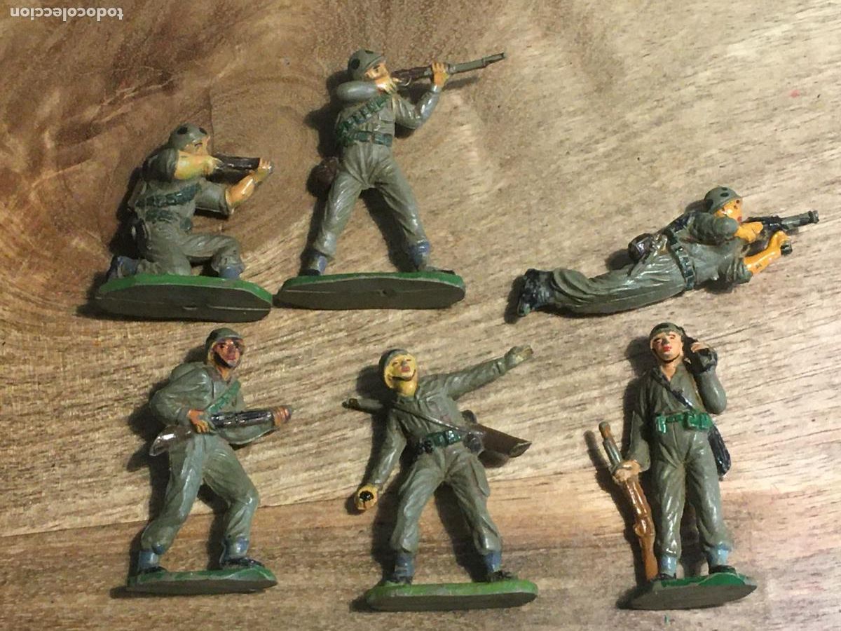 Figuras de Goma y PVC: soldados del mundo jecsan pech comansi lote figuras original de plastico