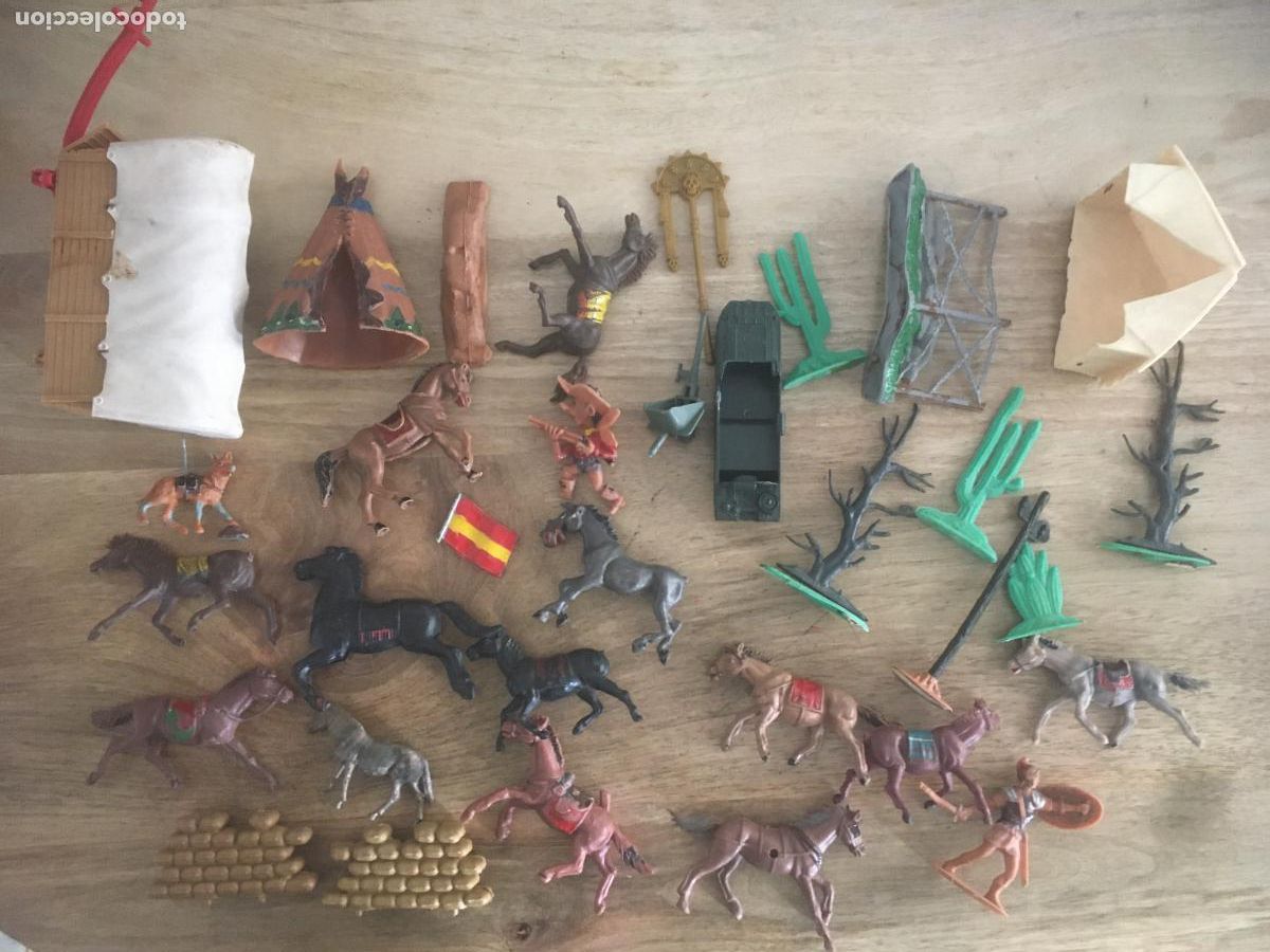 Figuras de Goma y PVC: jecsan reamsa pech comansi lote accesorios complementos plastico variadas