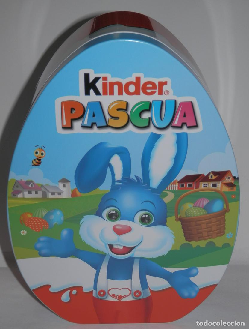 Figuras de goma Kinder: LATA KINDER DE PASCUA - Foto 1