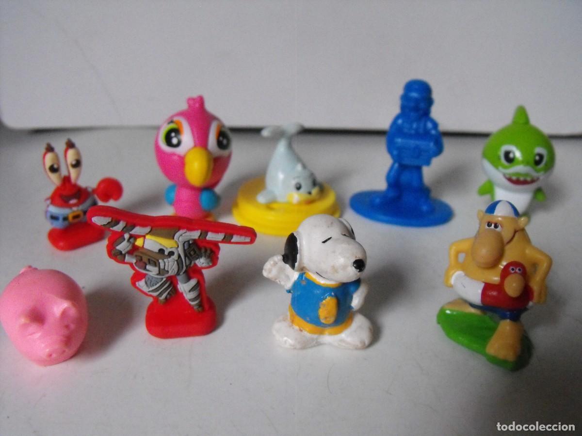 Figuras de goma y PVC: Lote de figuras tipo Kinder. - Foto 1