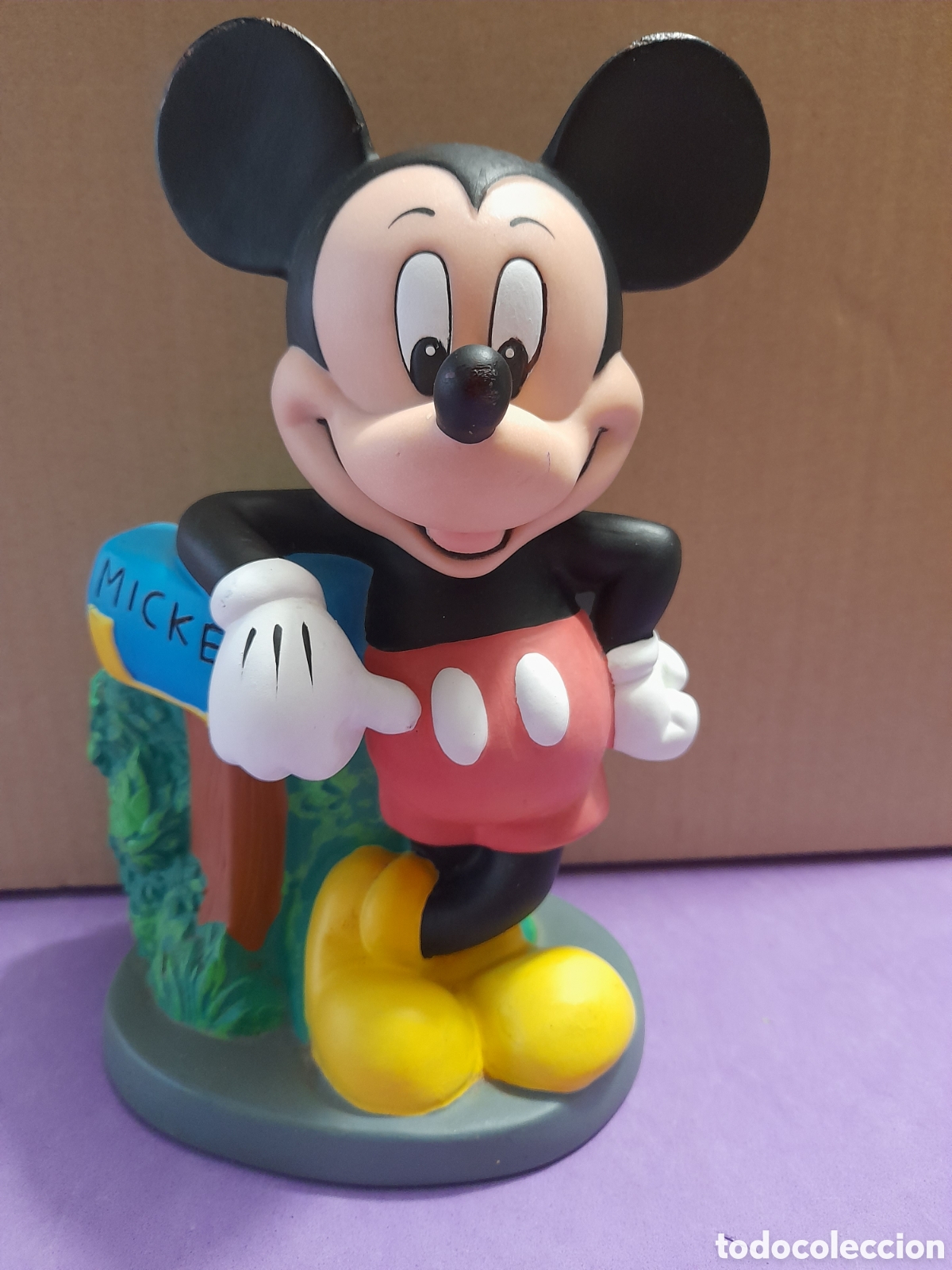 Figuras de goma y PVC: Hucha de Disney de pvc, Mickey Mouse - Foto 1