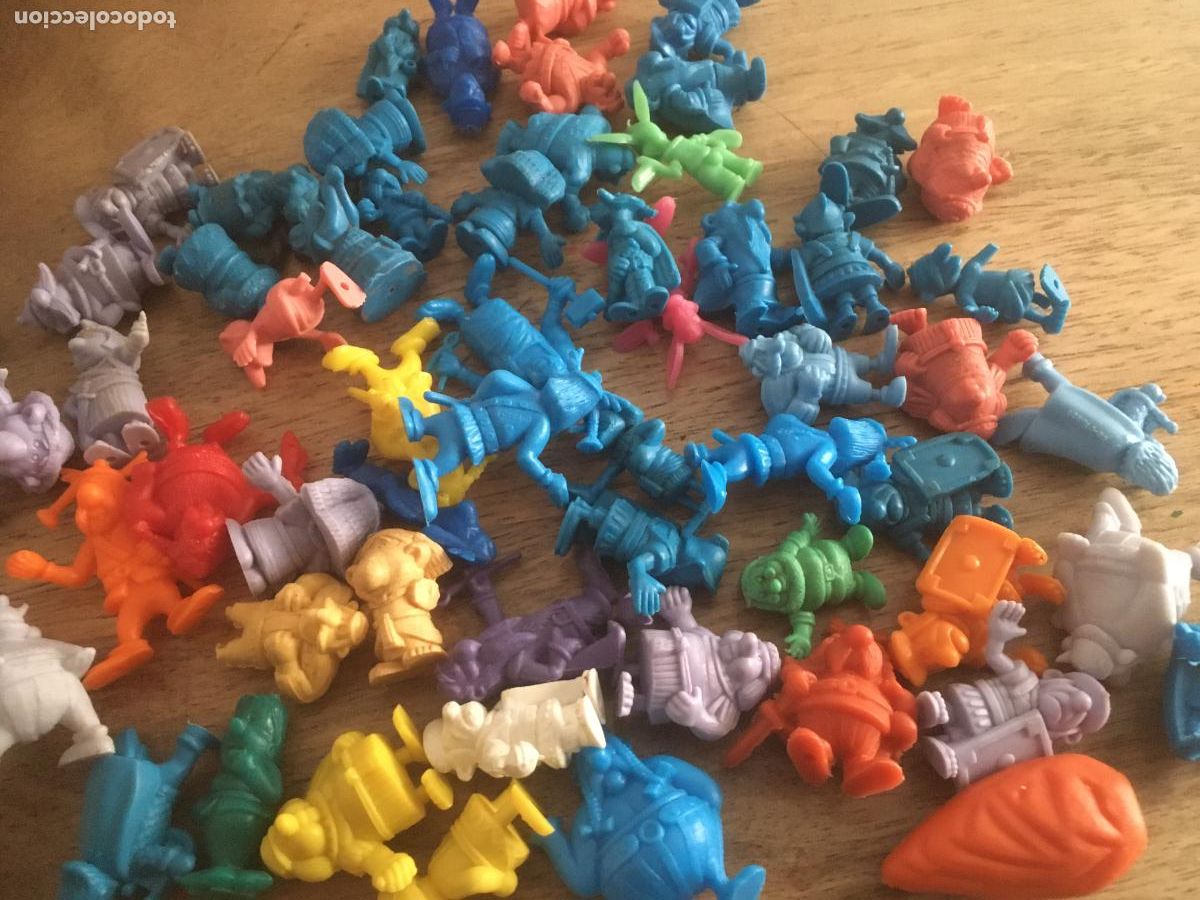 Figuras de Goma y PVC: dunkin asterix lote 59 figuras de plastico