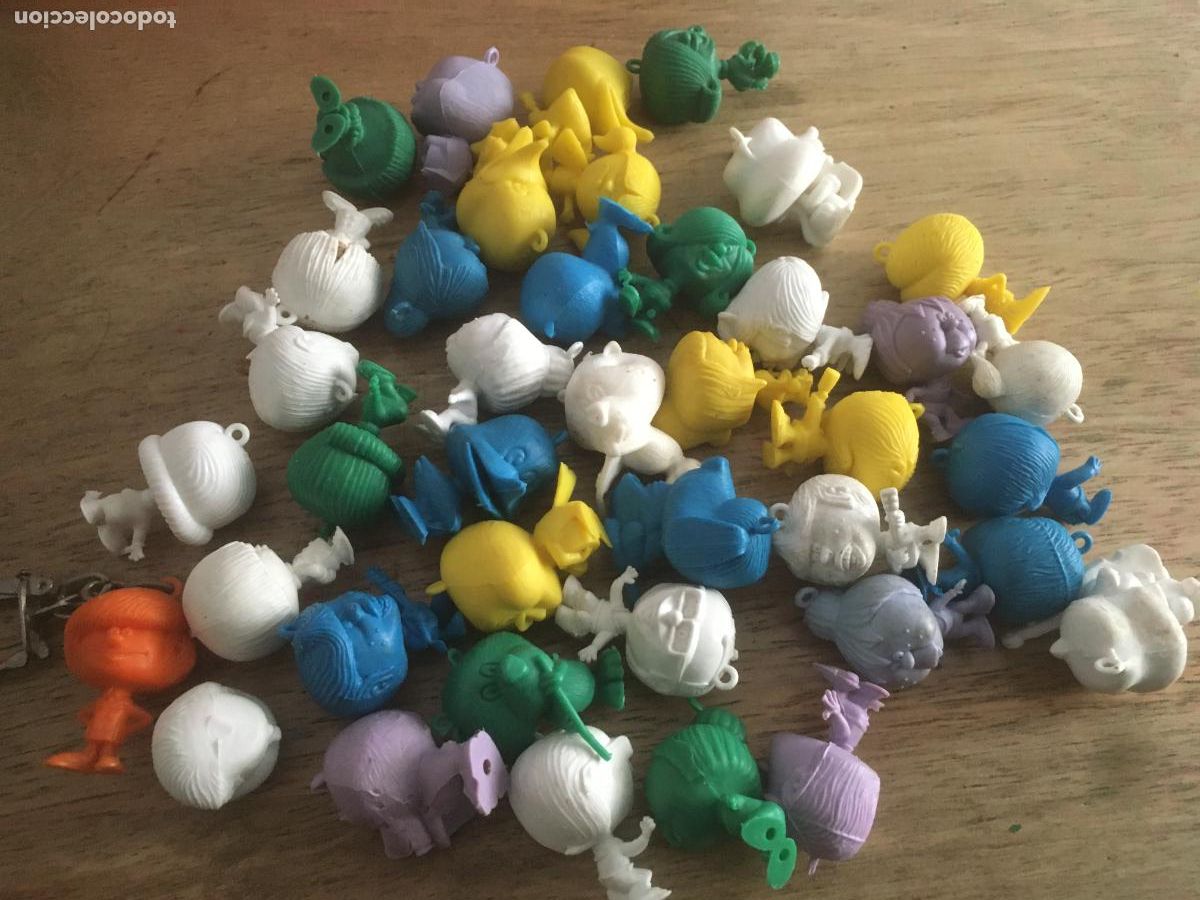 Figuras de Goma y PVC: dunkin cabezones lote 40 figuras de plastico