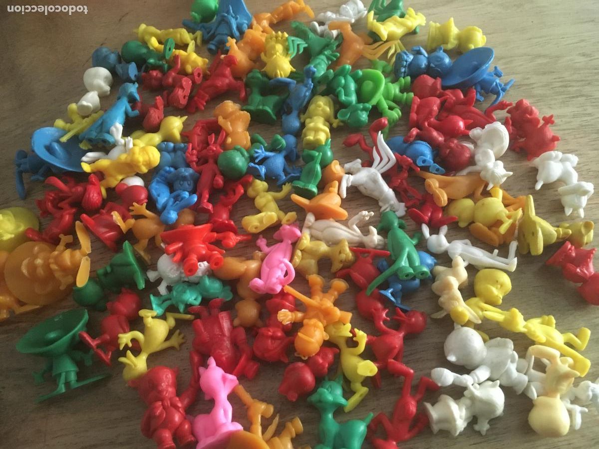 Figuras de Goma y PVC: dunkin el conejo de la suerte lote 100 figuras de plastico