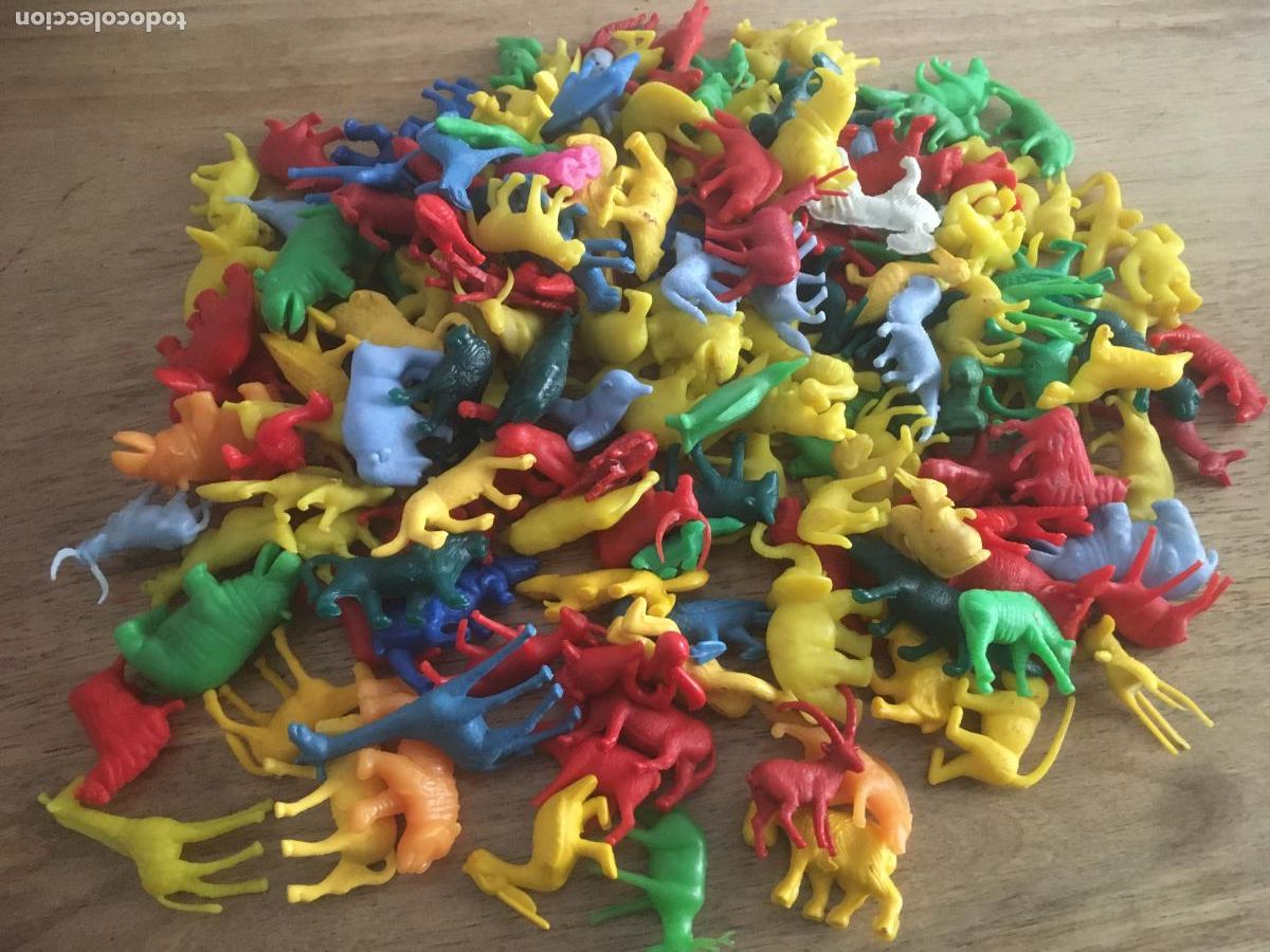 Figuras de Goma y PVC: dunkin animales lote 170 figuras de plastico