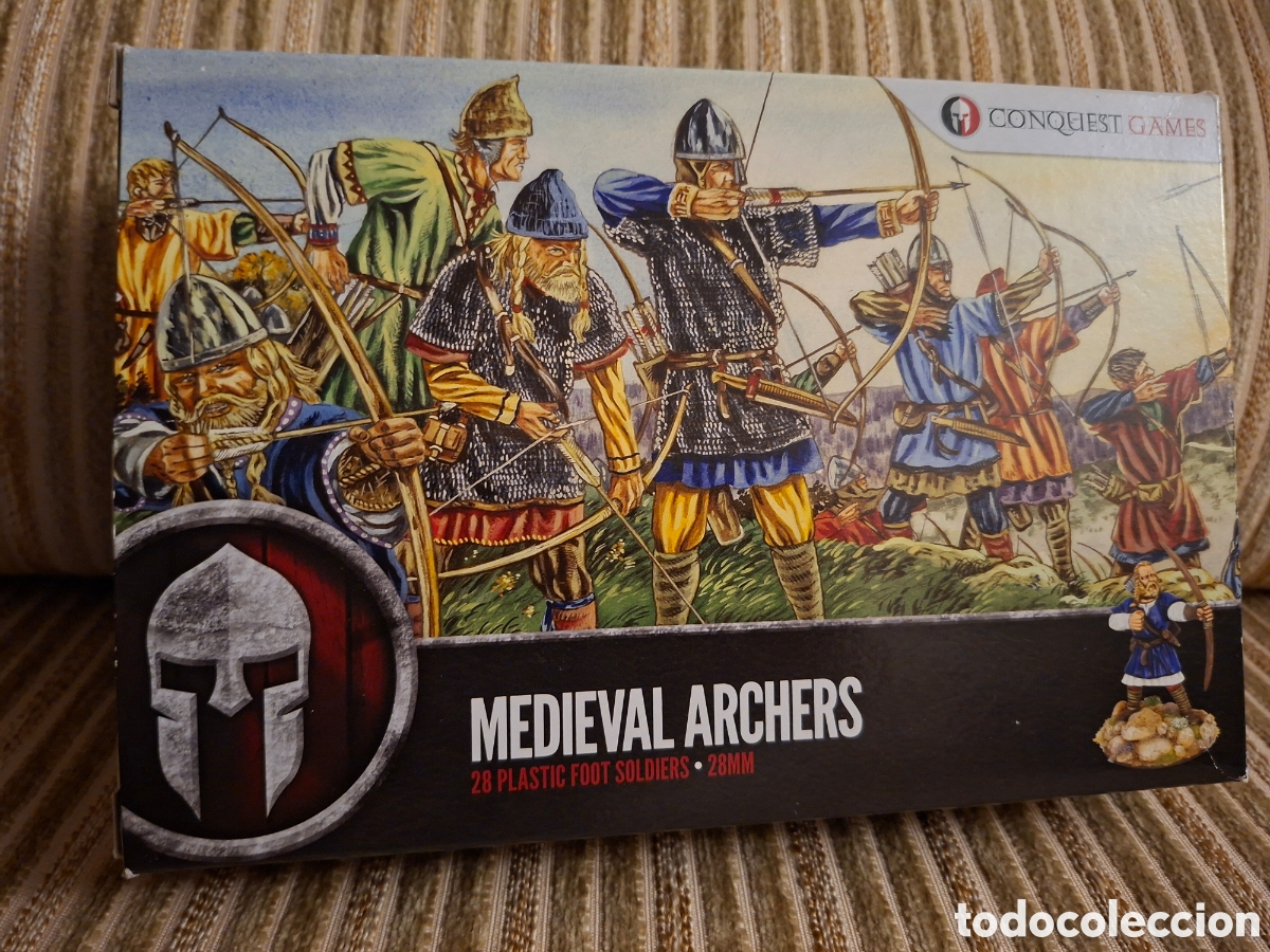 Rubber and PVC Figures: FIGURAS DE ARQUEROS MEDIEVALES