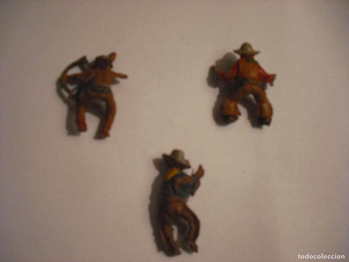 Figuras de goma y PVC: FIGURAS DEL OESTE, 3 MINIATURAS - Foto 2