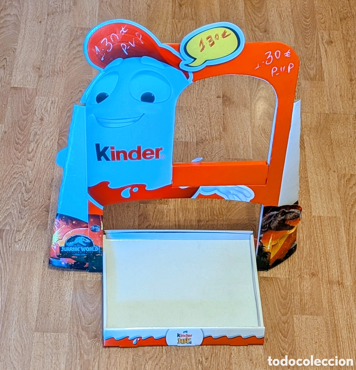 Figuras de goma Kinder: Expositor Kinder Joy Jurassic World - Foto 2