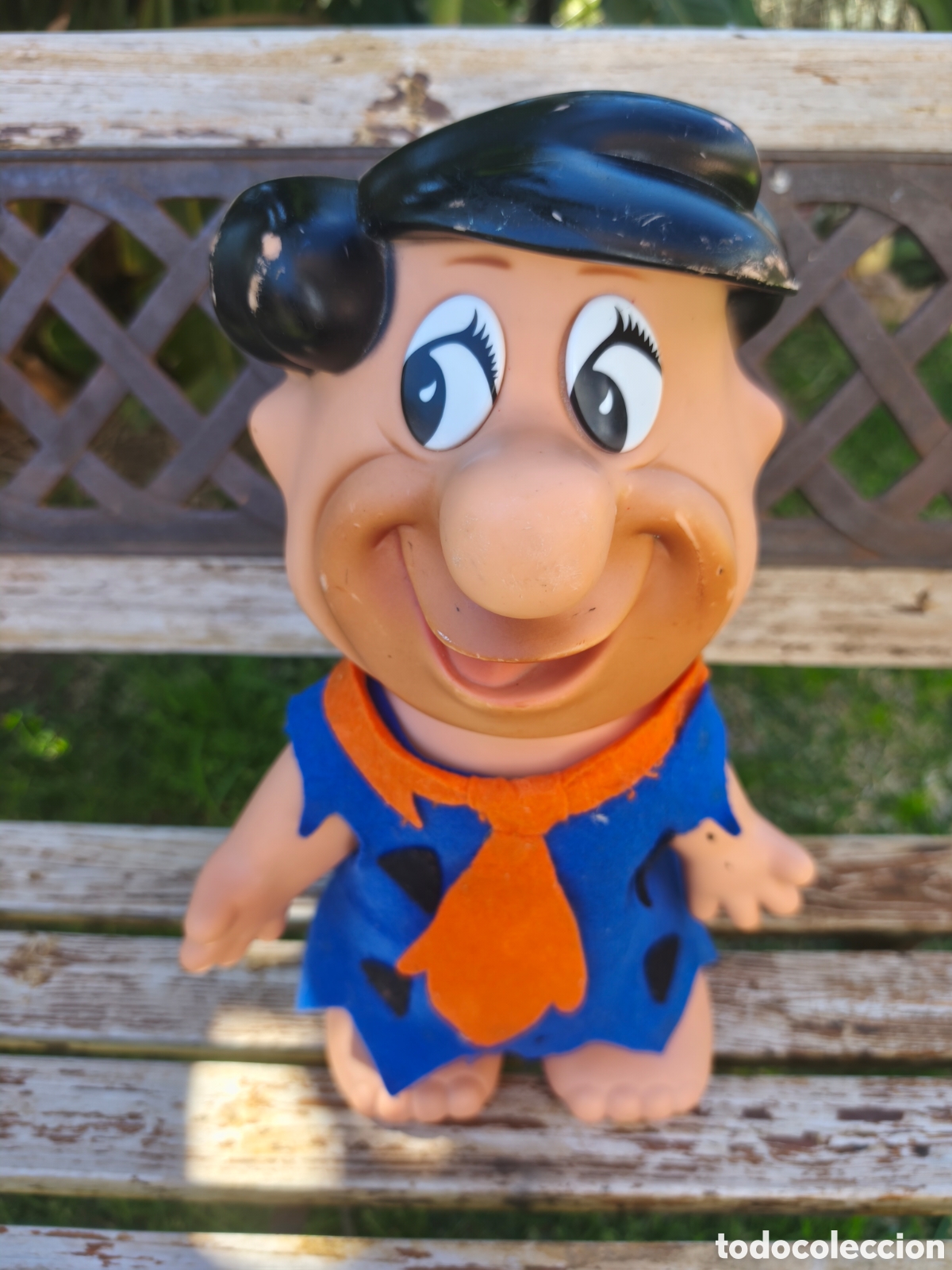 Figuras de goma y PVC: Pedro Picapiedra grande - Foto 1
