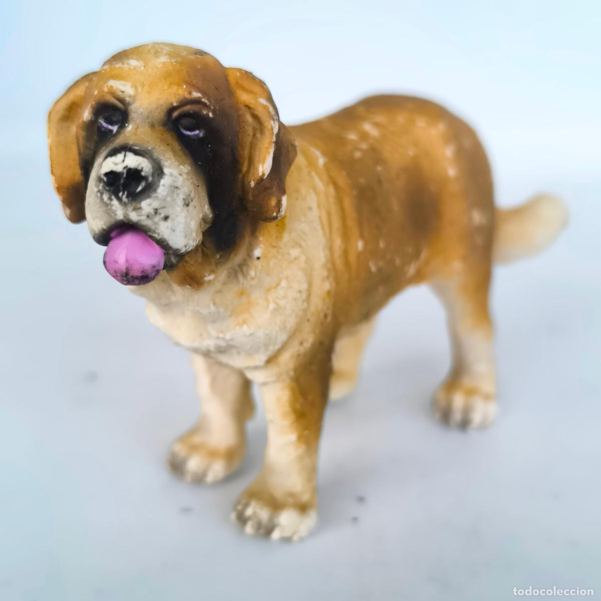 Figuras de goma y PVC: SCHLEICH PERRO SAN BERNARDO 1994 - Foto 1